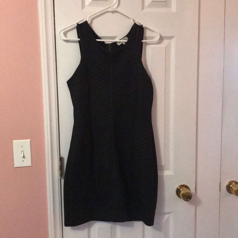 Black mini dress
